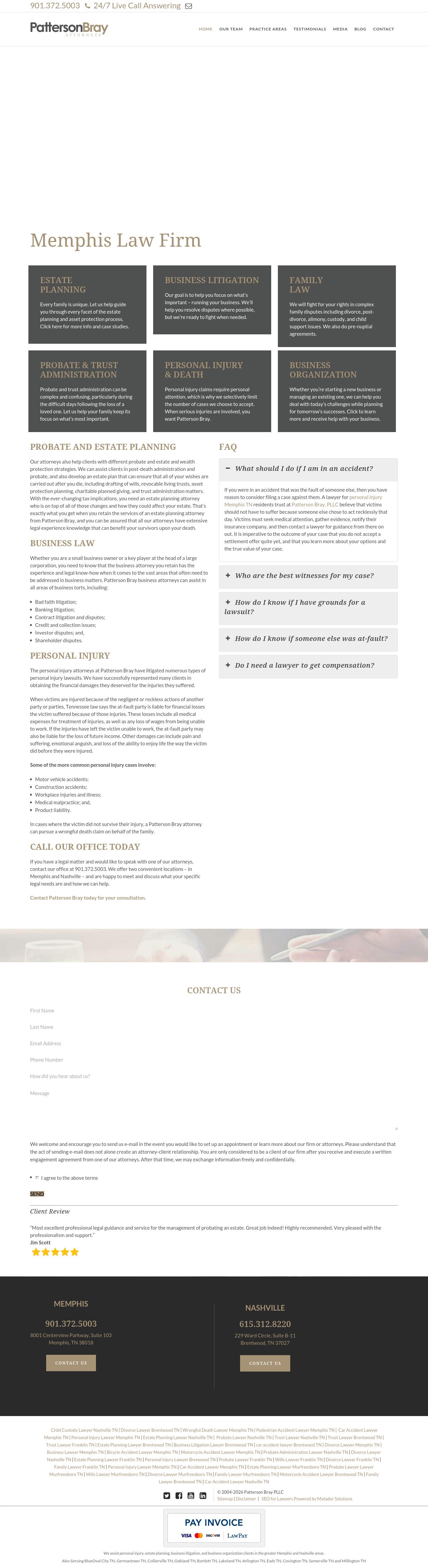 Patterson Bray PLLC - Cordova CA Lawyers
