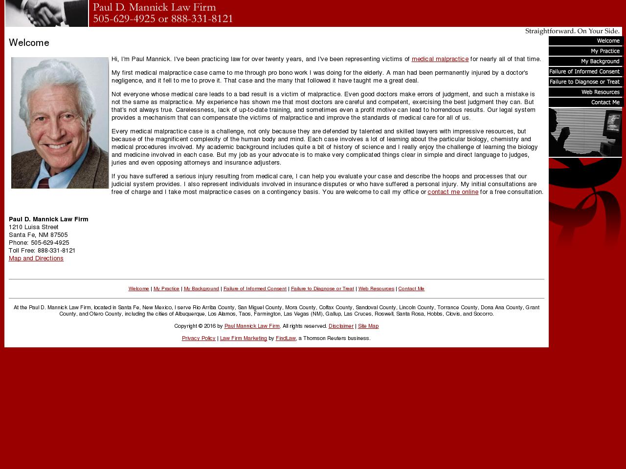 Paul Mannick Law Firm - Santa Fe NM Lawyers