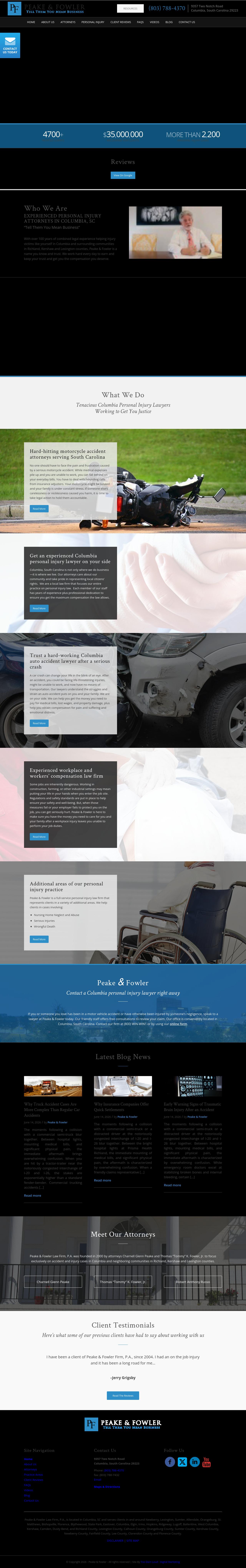 Peake & Fowler Law Firm PA - Columbia SC Lawyers