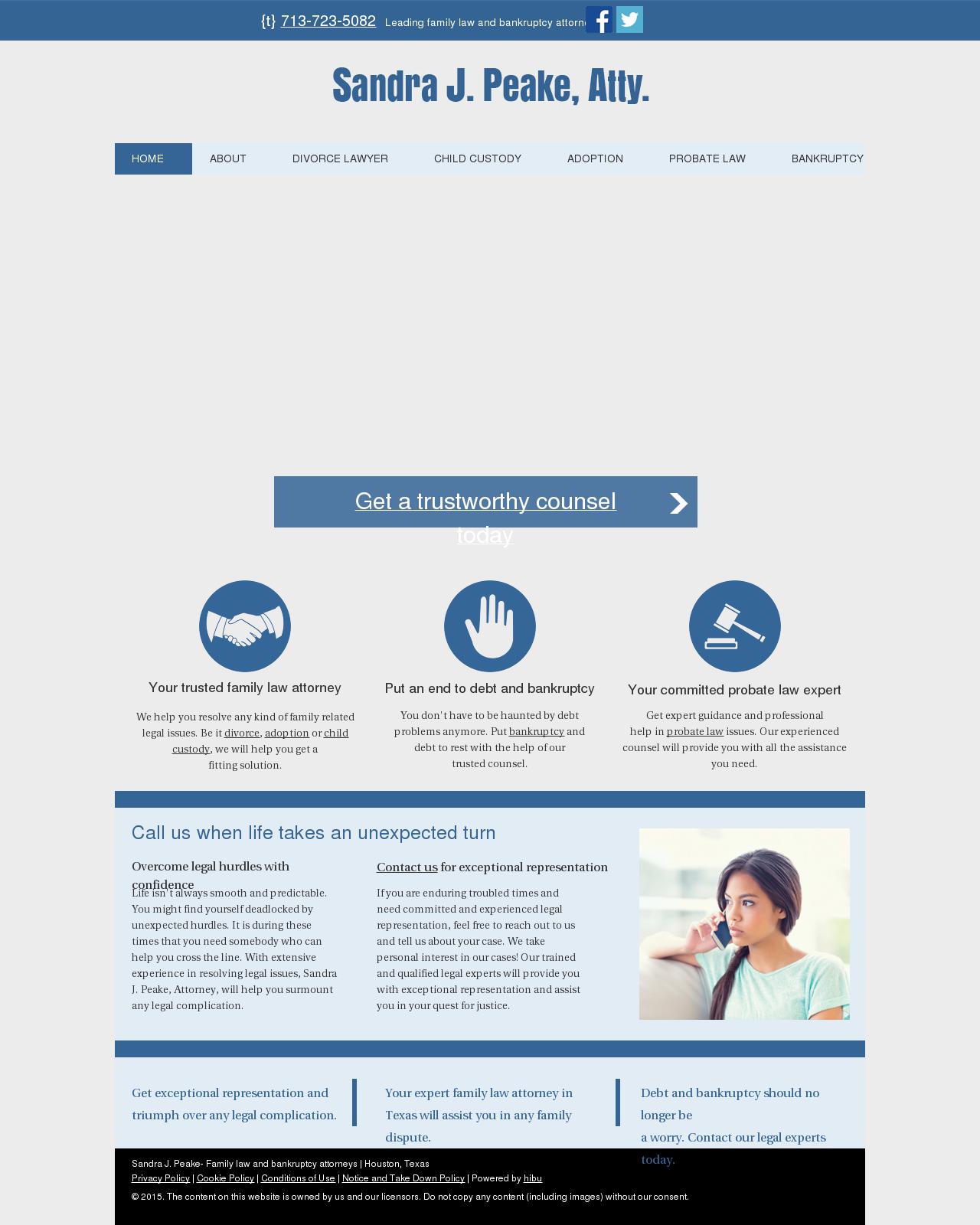 Peake, Sandra J - Houston TX Lawyers