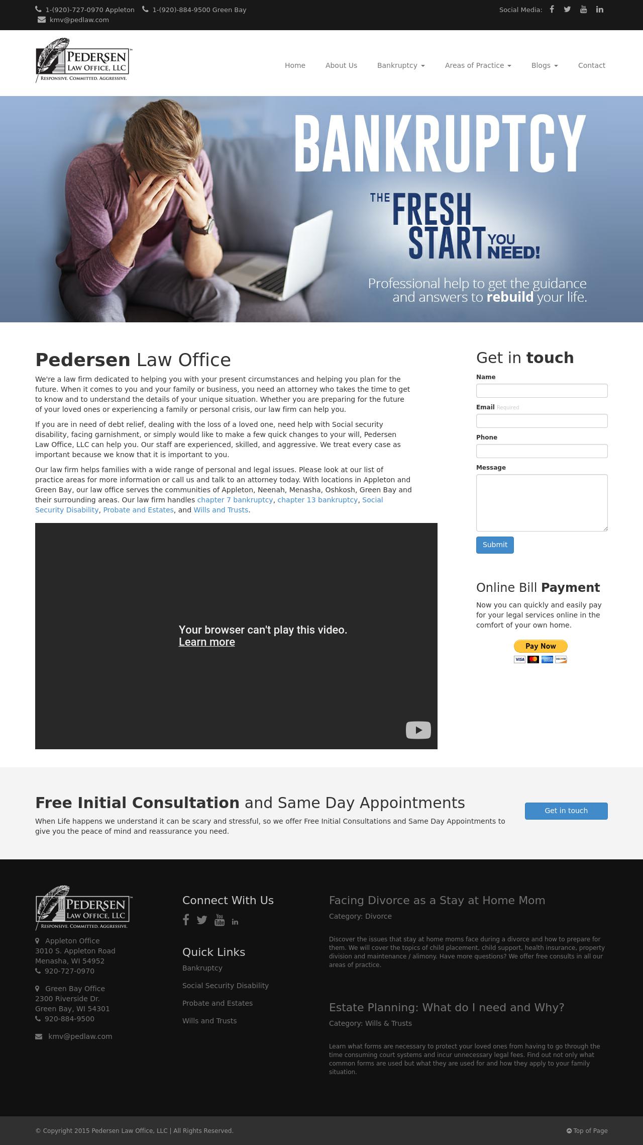 Pedersen & Shaha Attorneys at Law, LLC - Green Bay WI Lawyers