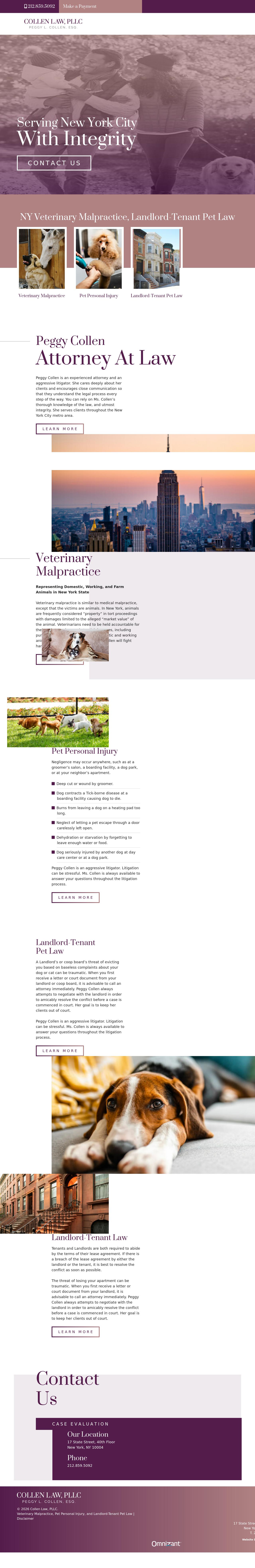 Peggy Collen, Esq. - New York NY Lawyers