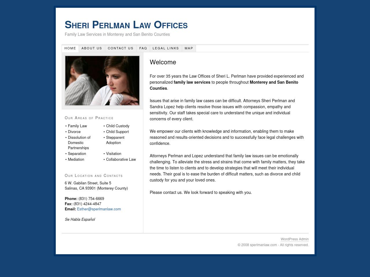 Perlman Sheri L Attorney At Law - Salinas CA Lawyers