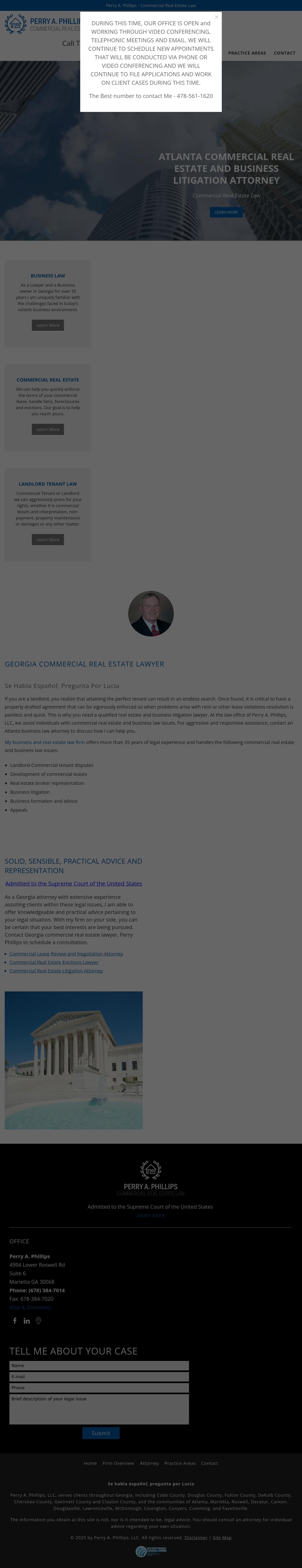 Perry A. Phillips, LLC - Marietta GA Lawyers