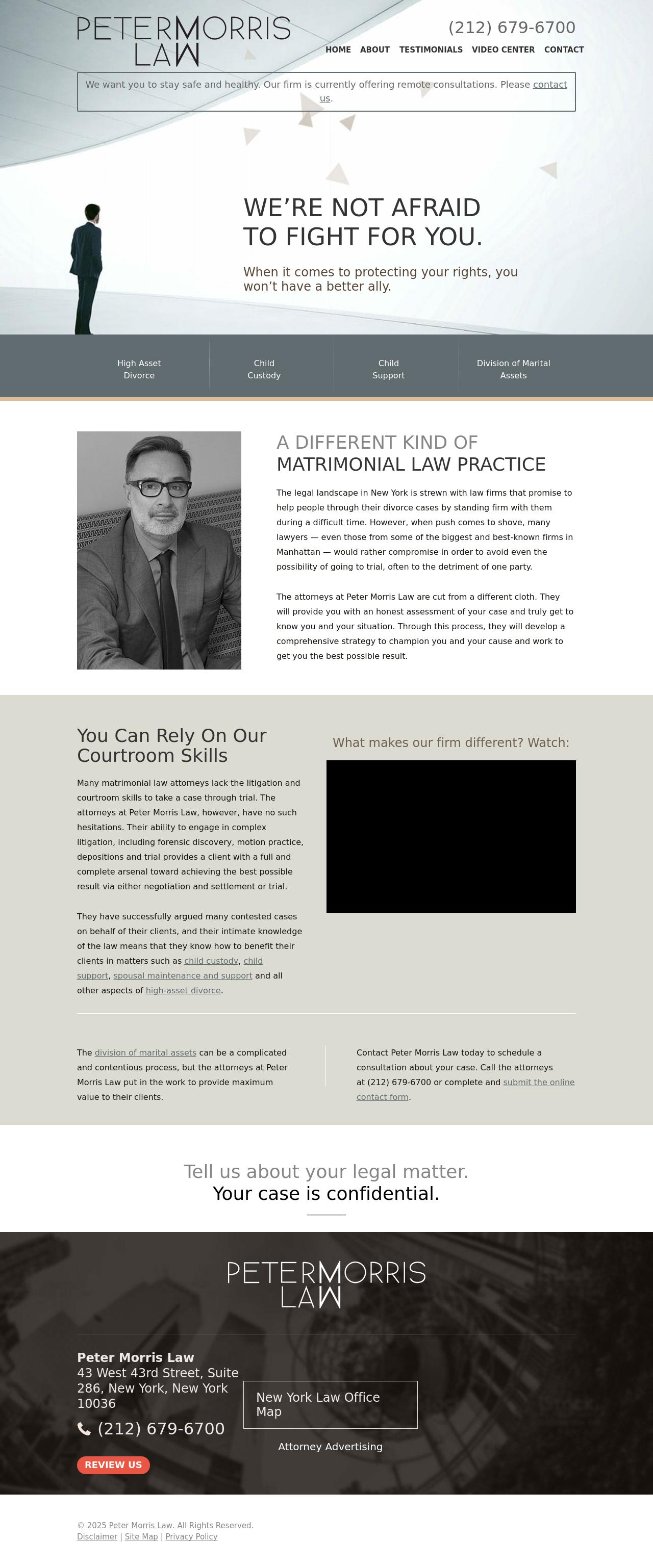 Peter Morris Law - New York  NY Lawyers