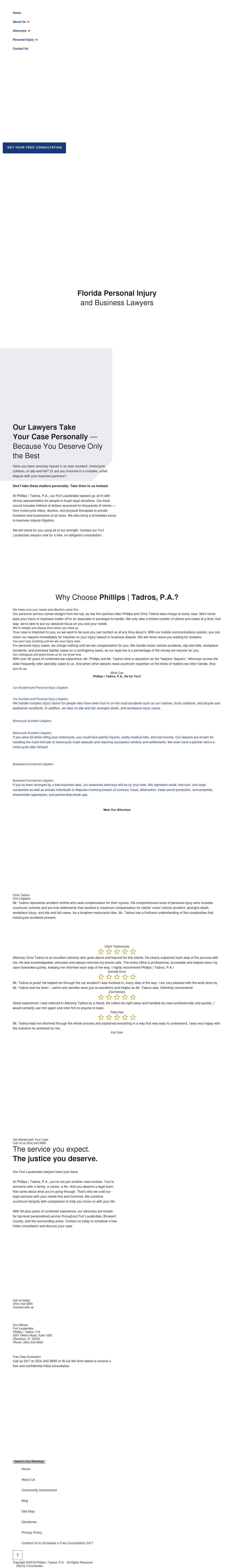 Phillips | Tadros - Fort Lauderdale FL Lawyers