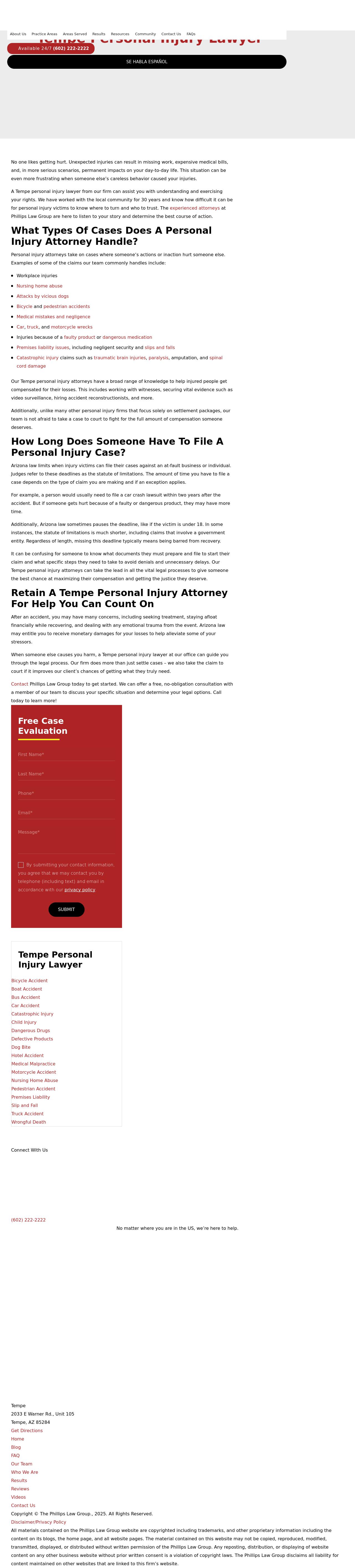 Phillips Law Group - Tempe AZ Lawyers