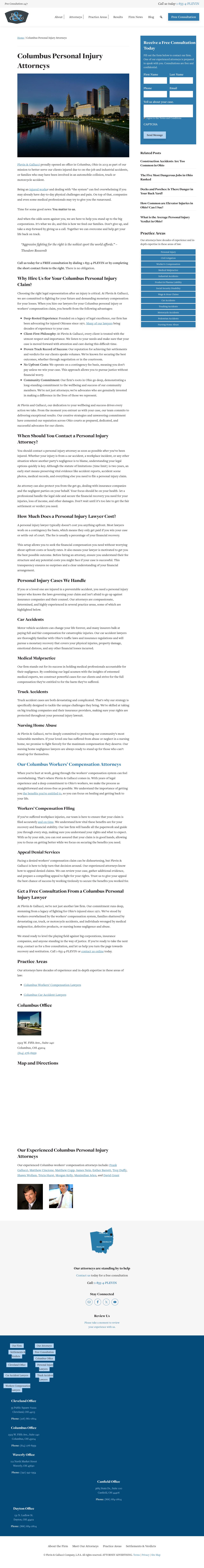 Plevin & Gallucci - Columbus OH Lawyers