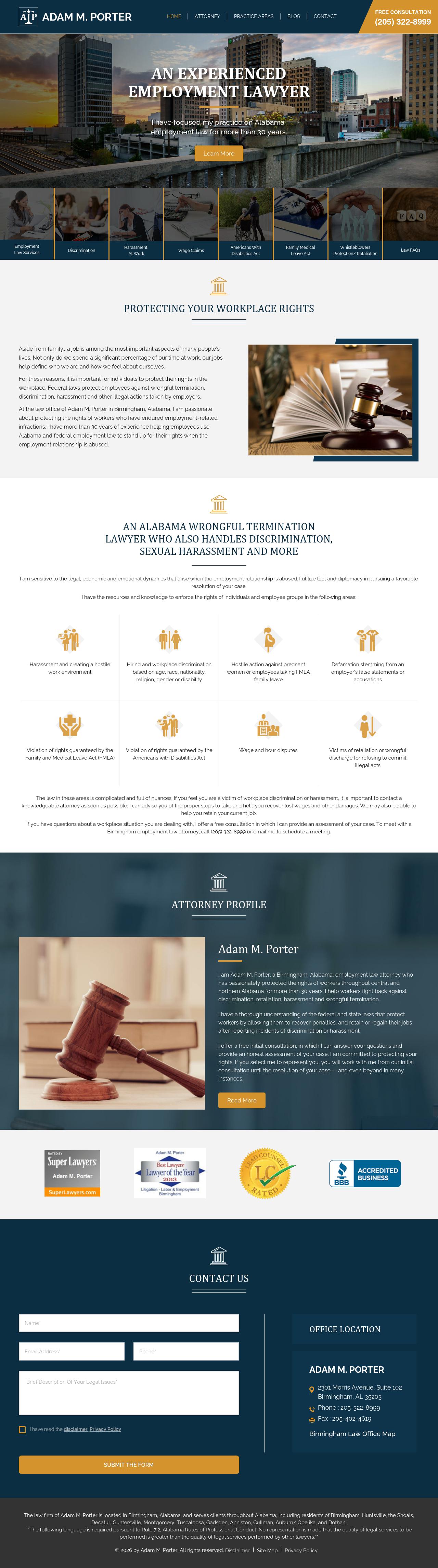 Porter, Adam M LLC - Birmingham AL Lawyers