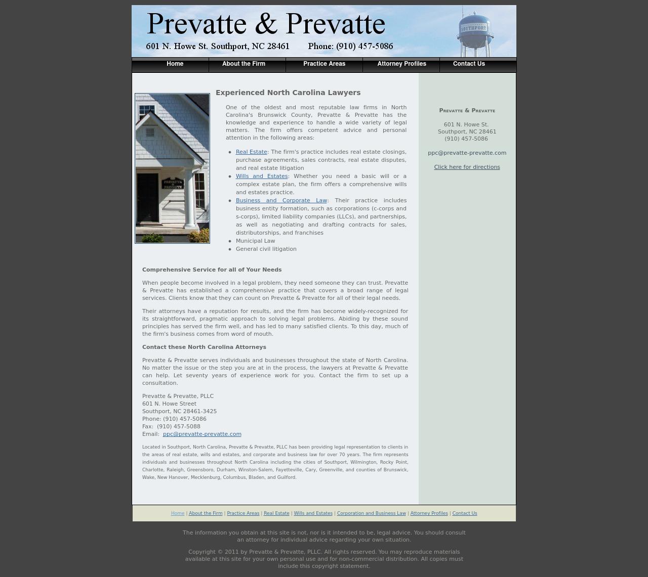 Prevatte & Prevatte PLLC - Southport NC Lawyers