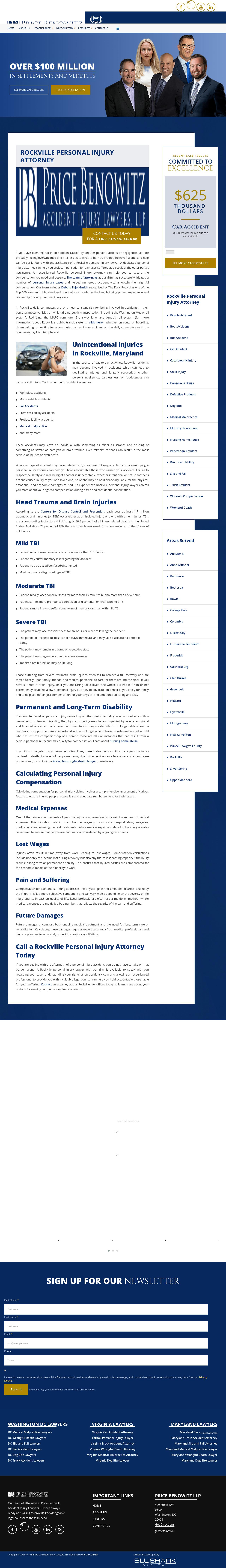 Price Benowitz Accident Injury Lawyers, LLP - Rockville MD Lawyers