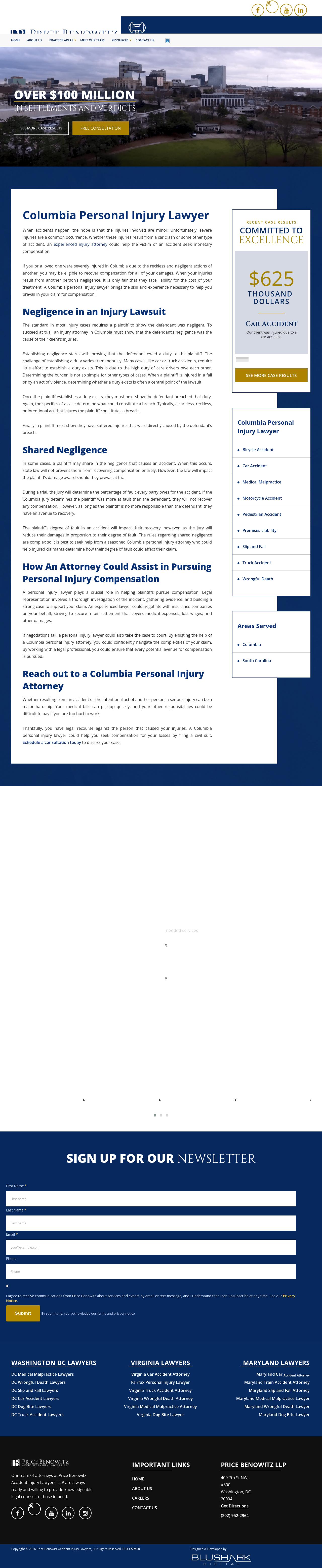 Price Benowitz Accident Injury Lawyers, LLP - Columbia SC Lawyers