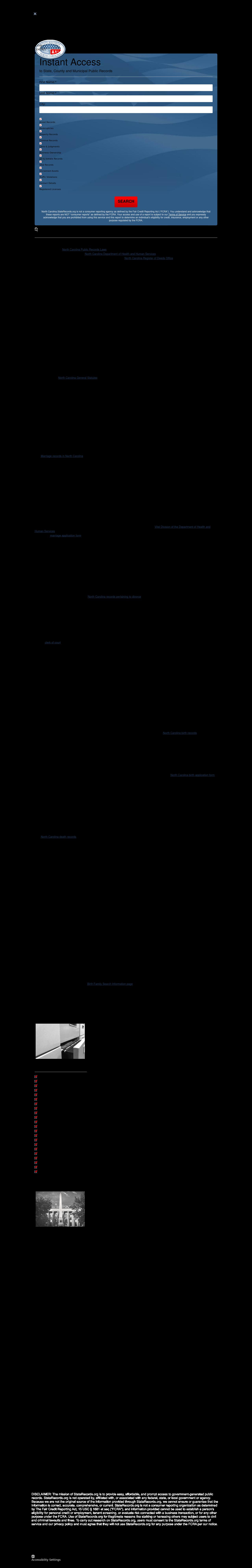 Public Records North Carolina  - Charlotte NC Lawyers