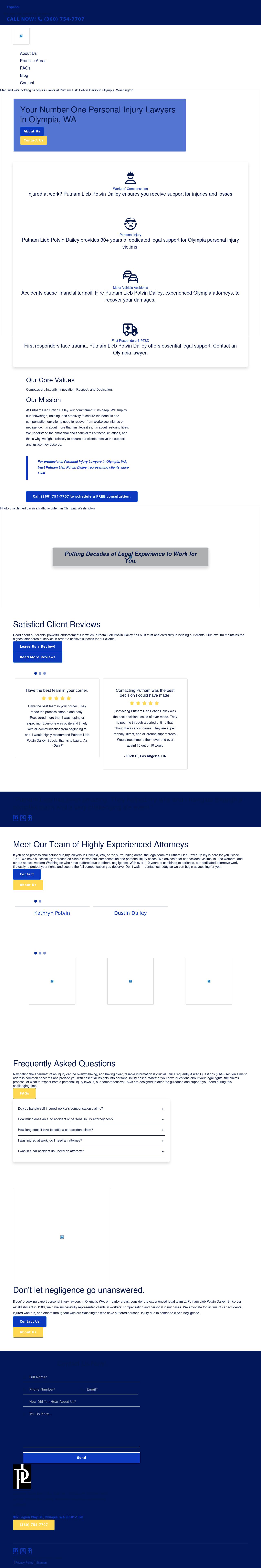 Putnam Lieb Potvin Dailey - Olympia WA Lawyers