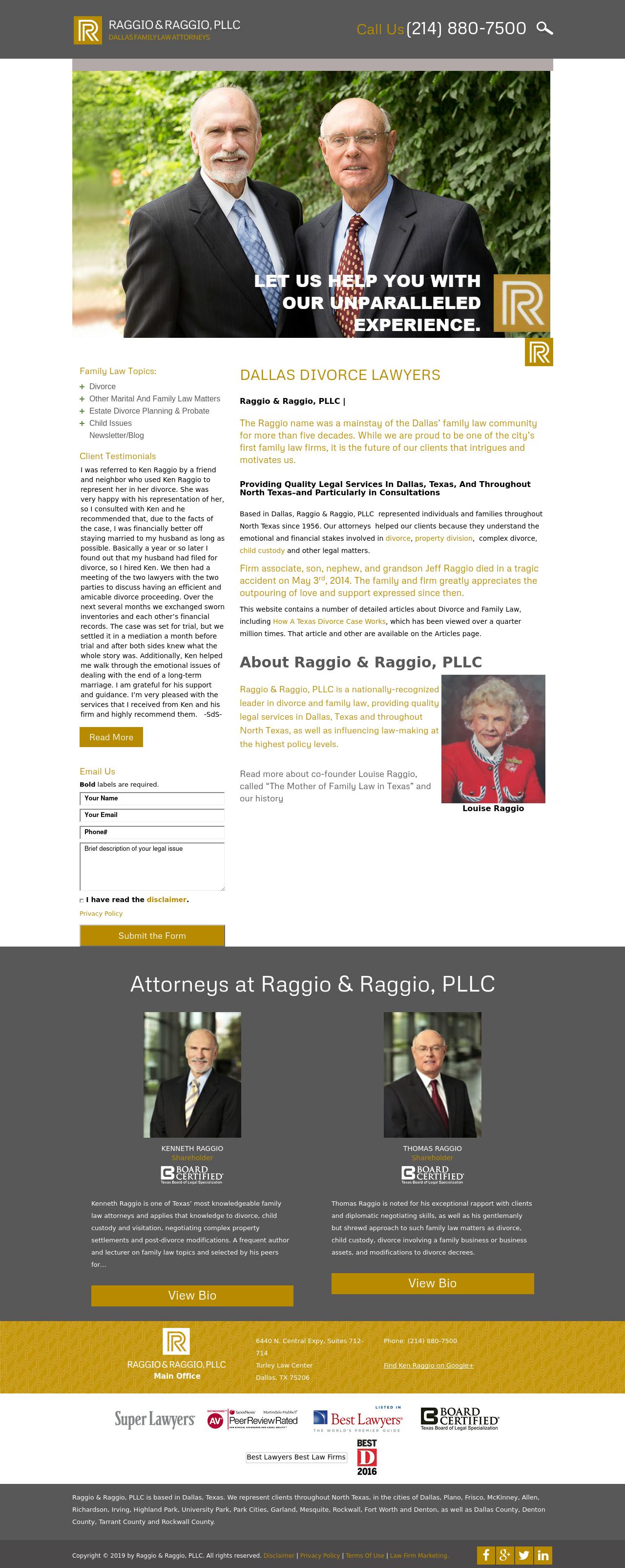 Raggio & Raggio, PLLC - Dallas TX Lawyers