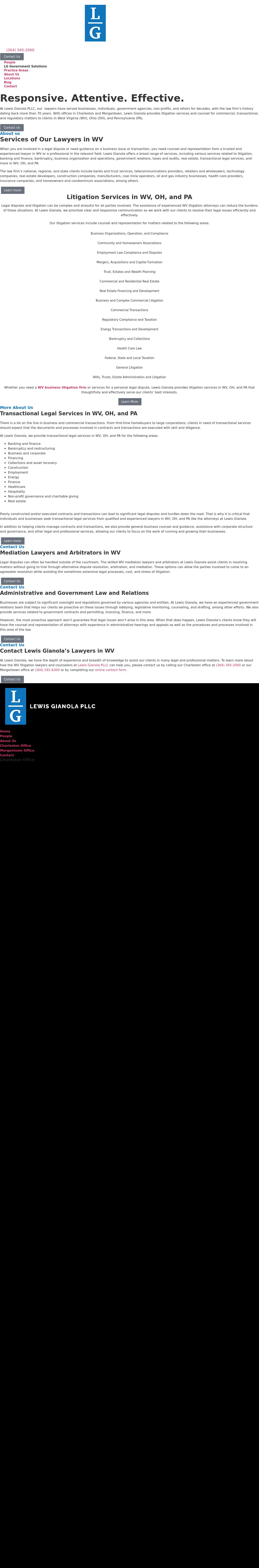 Lewis Gianola PLLC - Charleston WV Lawyers