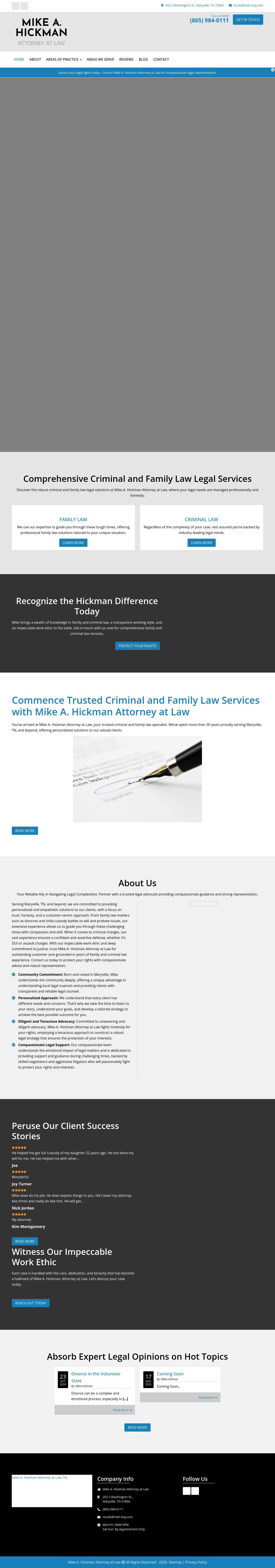 Reed & Hickman - Maryville TN Lawyers