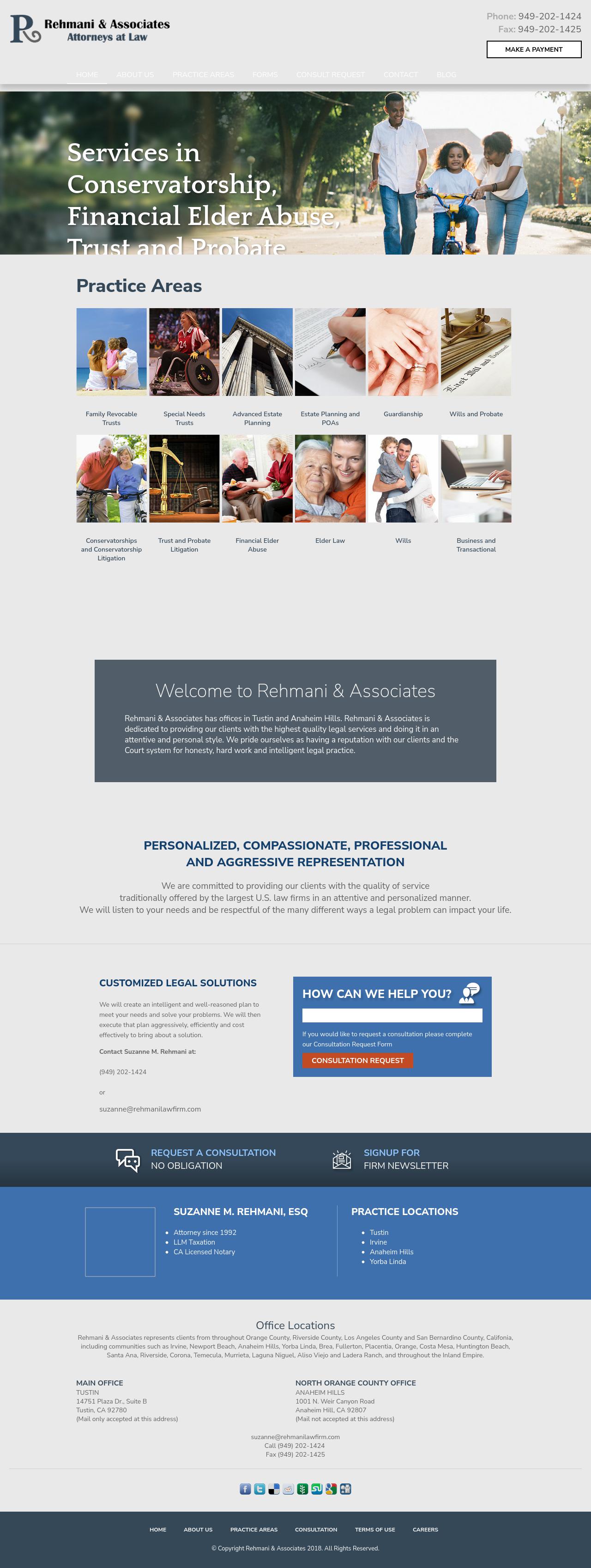 Rehmani & Associates - Tustin CA Lawyers