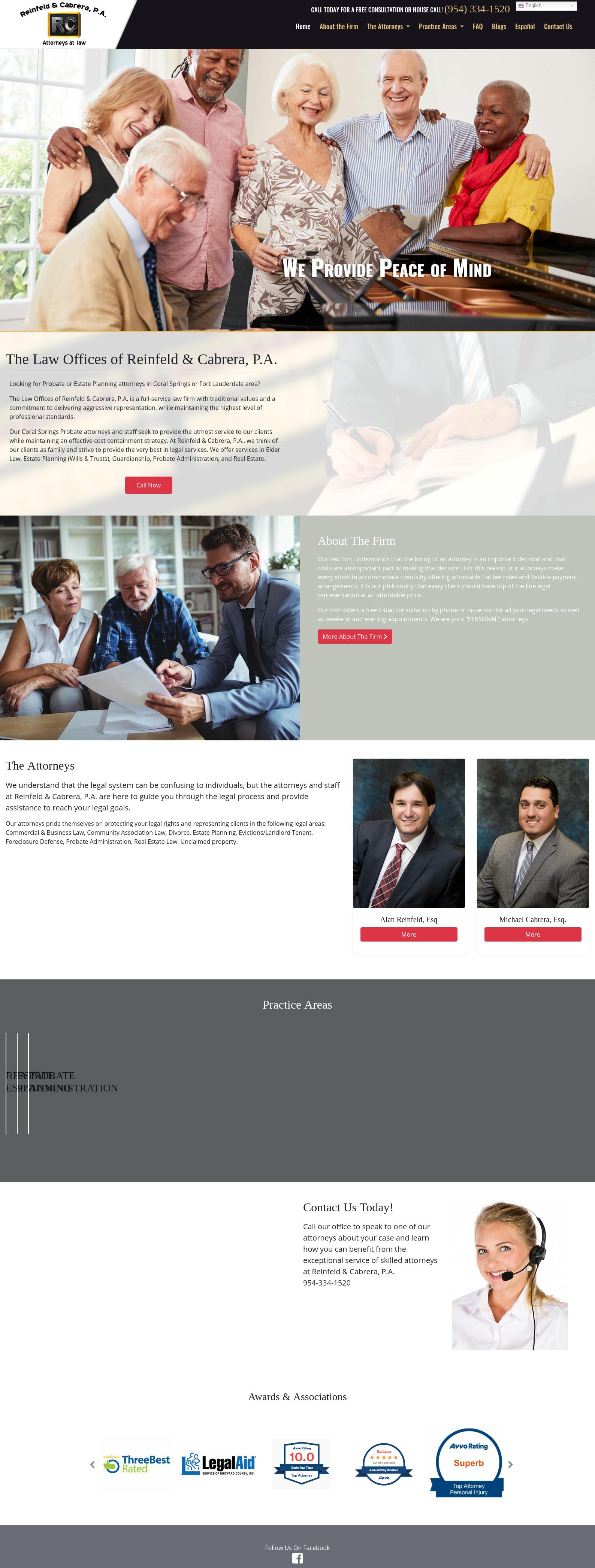 Reinfeld & Cabrera PA - Coral Springs FL Lawyers