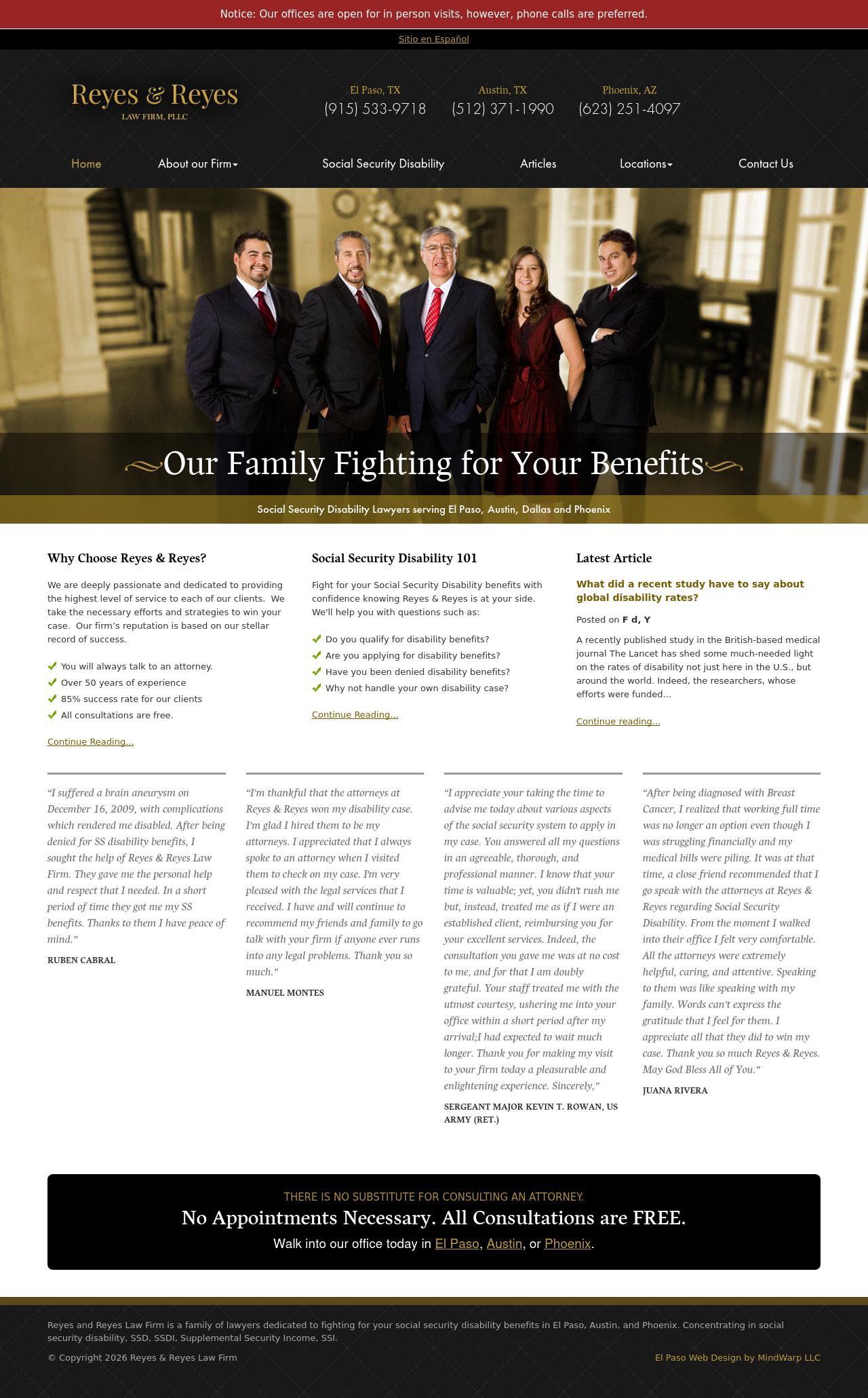 Reyes & Reyes Law Firm, PLLC - Austin TX Lawyers