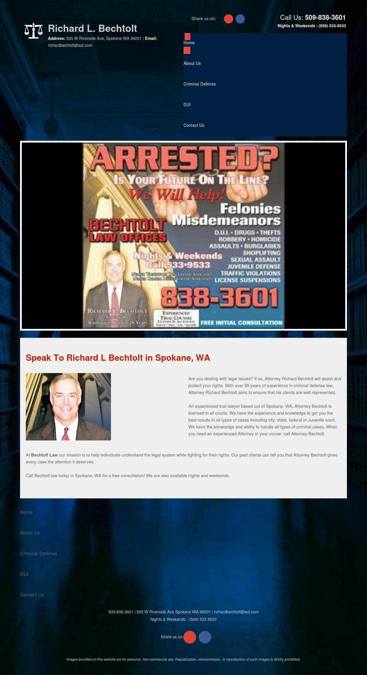 Richard L. Bechtolt - Spokane WA Lawyers