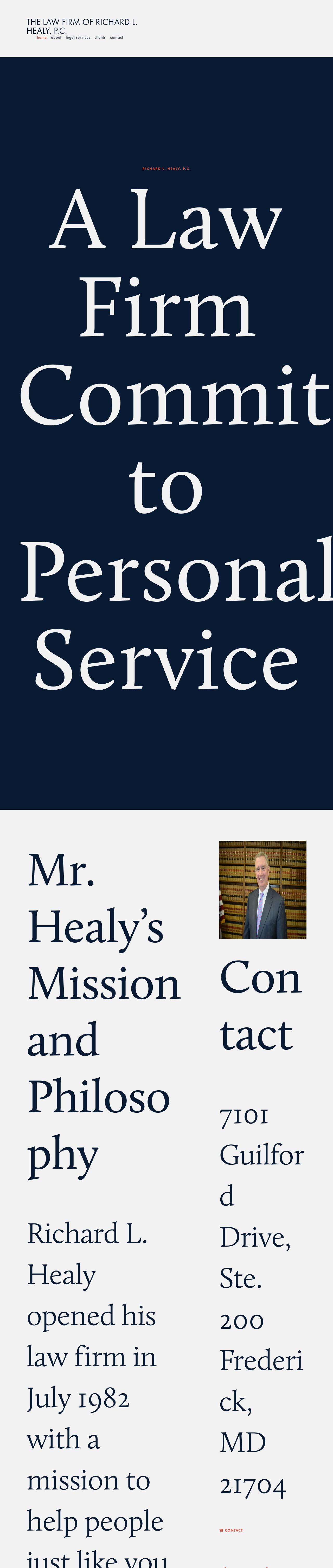 Richard L. Healy - Frederick MD Lawyers