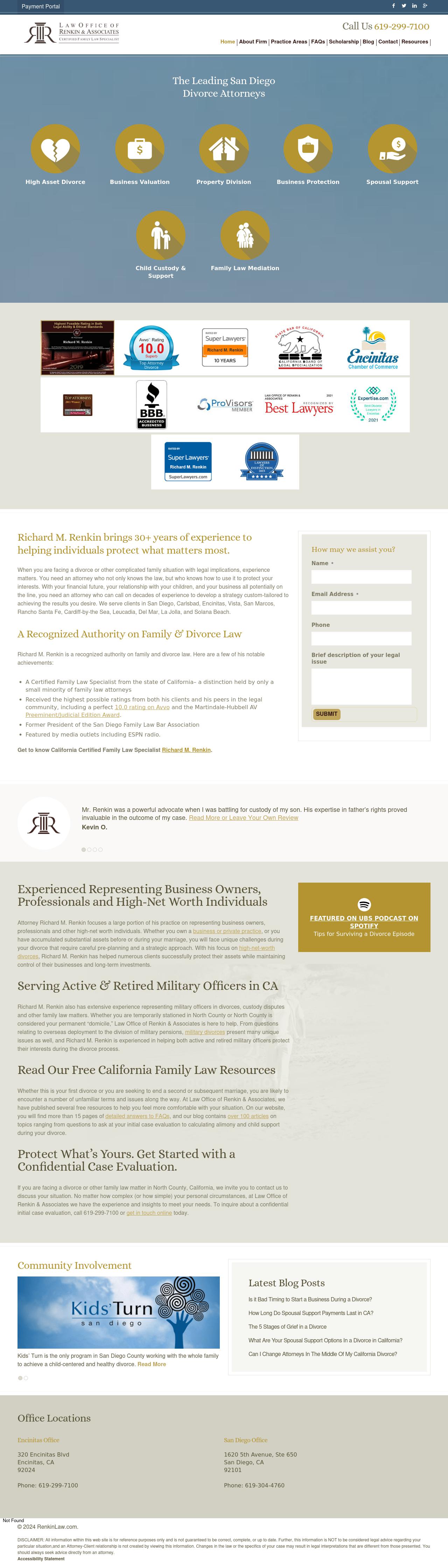 Law Office of Renkin & Associates - Encinitas CA Lawyers