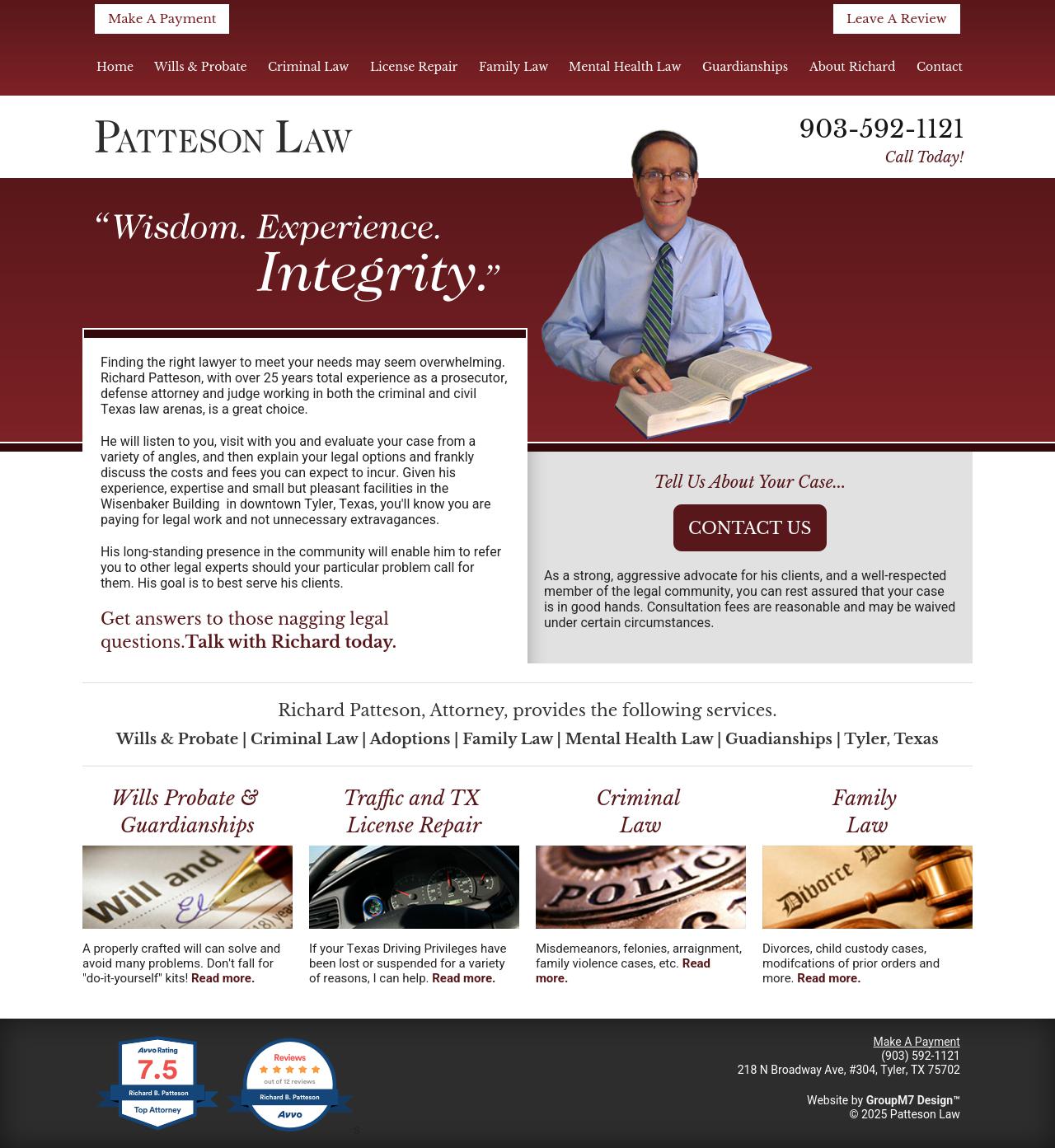 Richard Patteson Attorney At Law - Tyler TX Lawyers