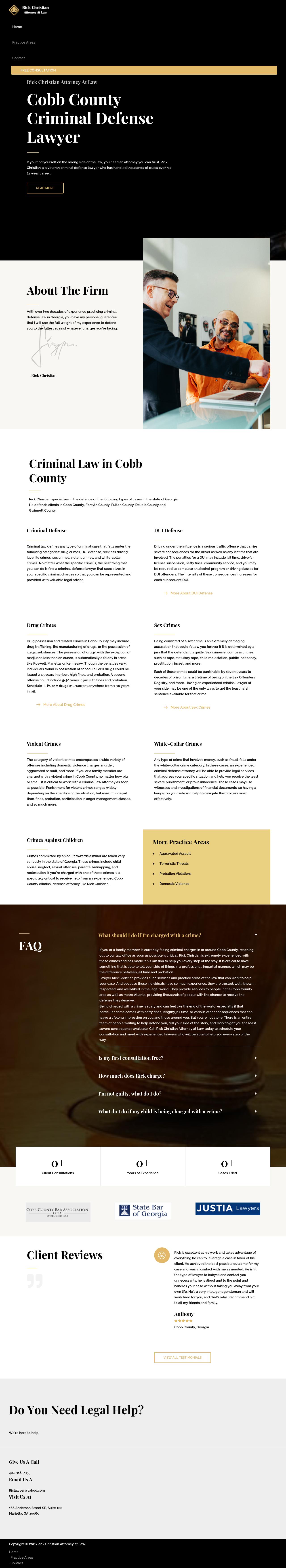Rick Christian Attorney At Law - Marietta GA Lawyers
