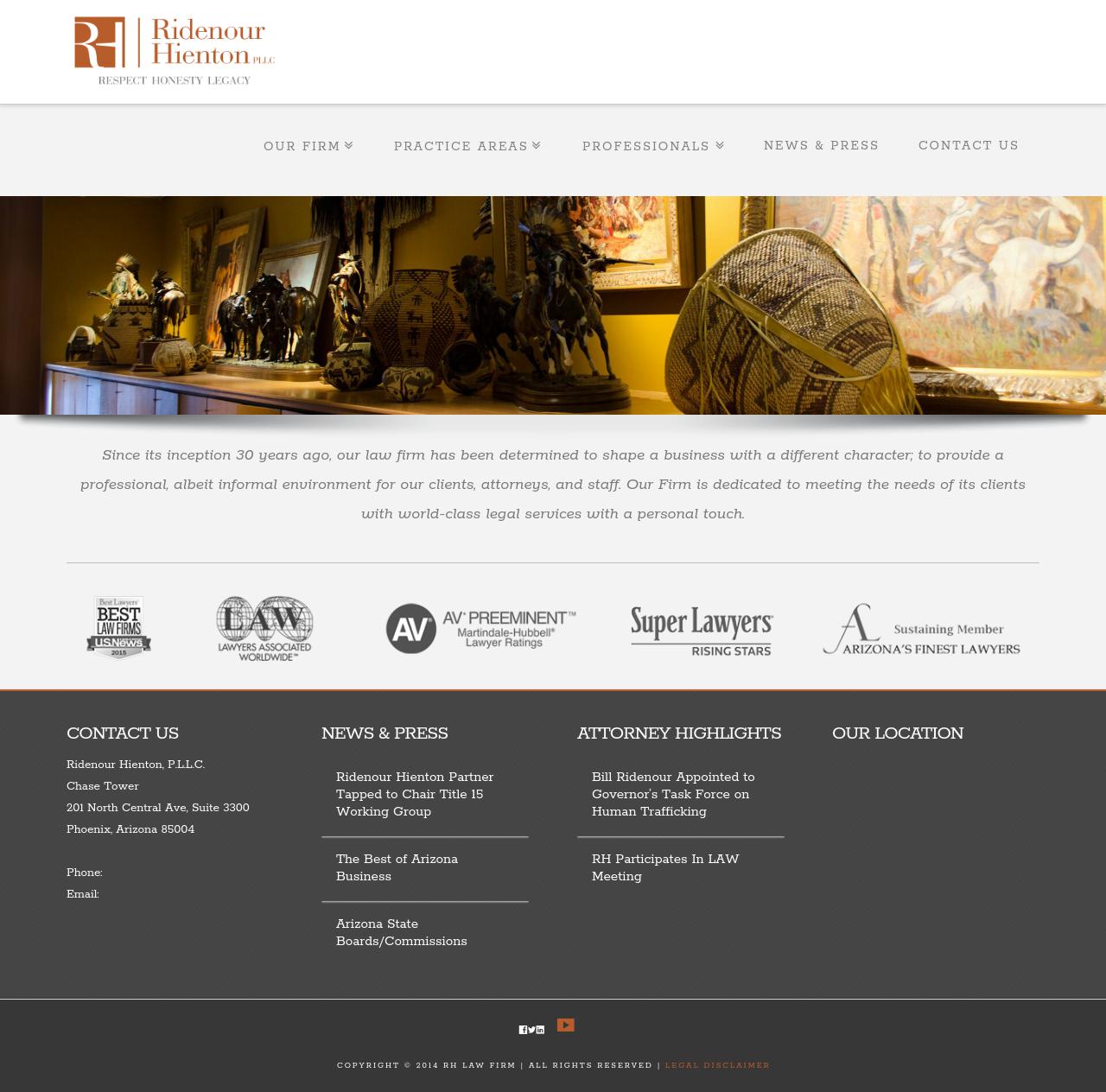Ridenour Hienton PLLC - Phoenix AZ Lawyers
