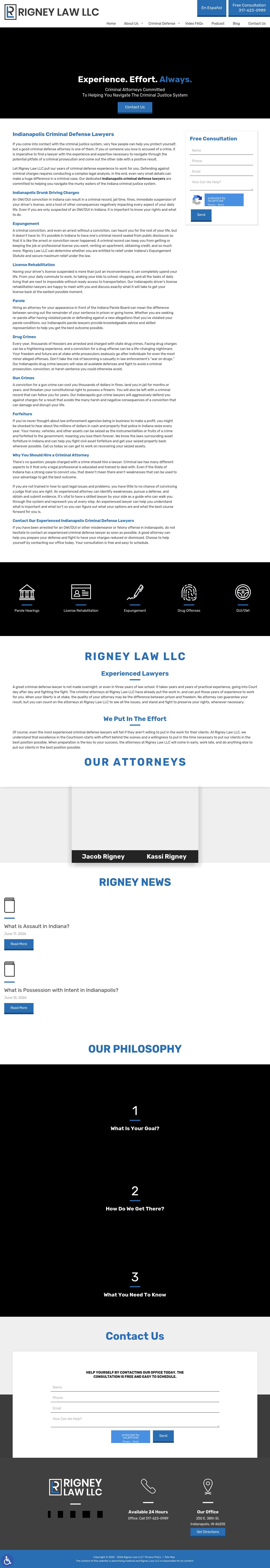 Rigney Law LLC - Indianapolis IN Lawyers