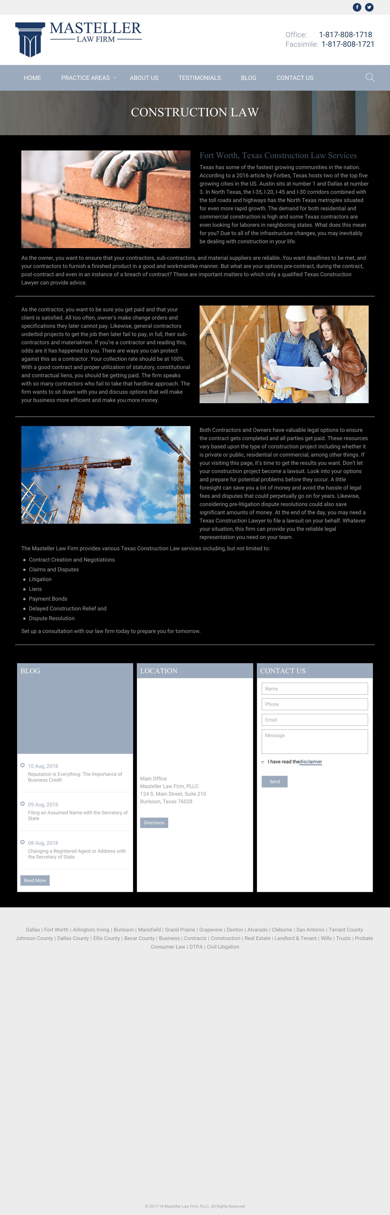 Masteller Law Firm, PLLC - Burleson TX Lawyers