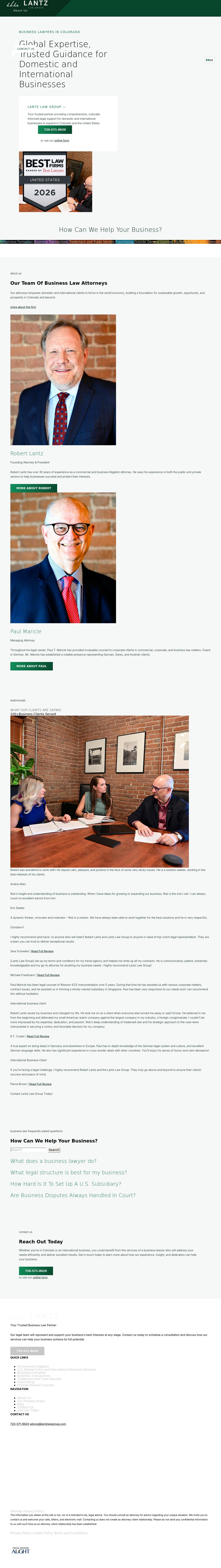 Lantz Law Group - Denver CO Lawyers