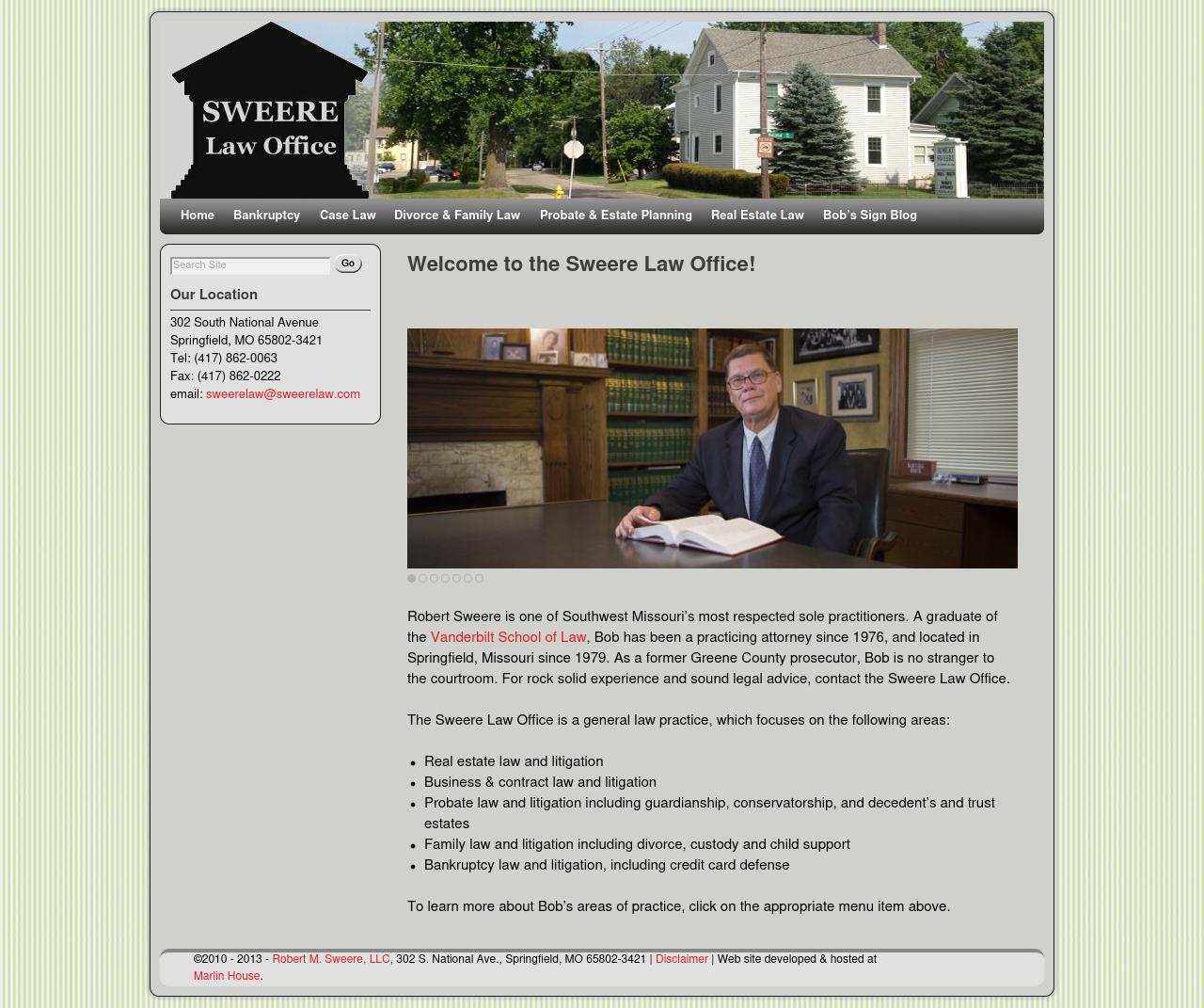 Robert Sweere Attorney at Law - Springfield MO Lawyers