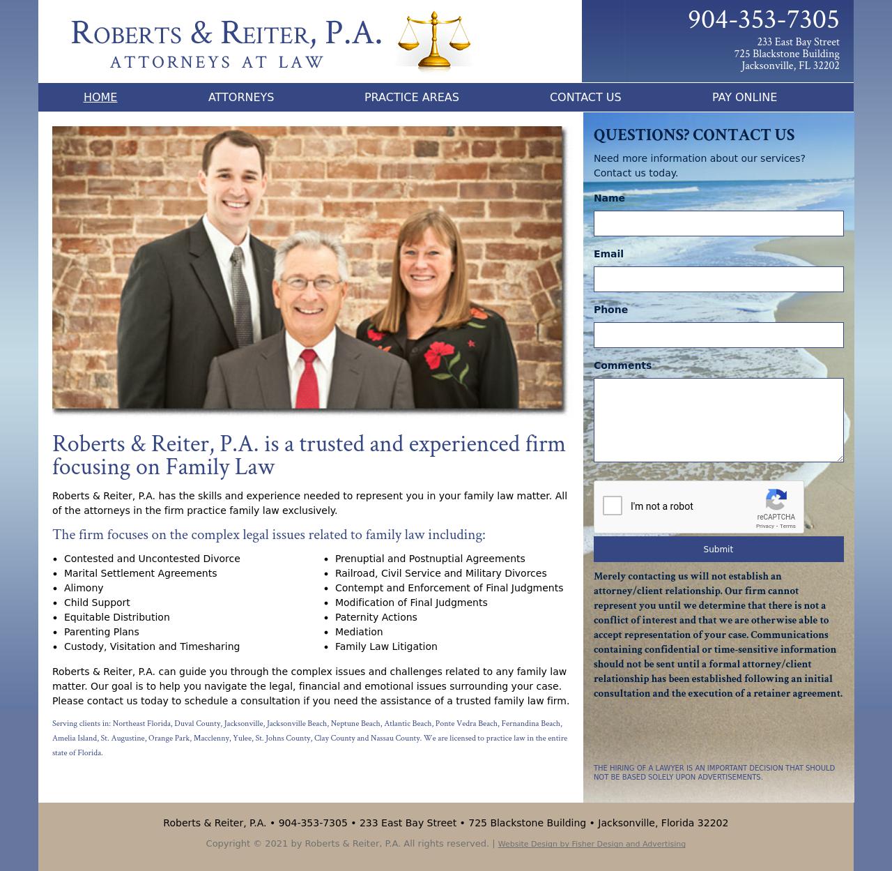 Roberts & Reiter PA - Jacksonville FL Lawyers