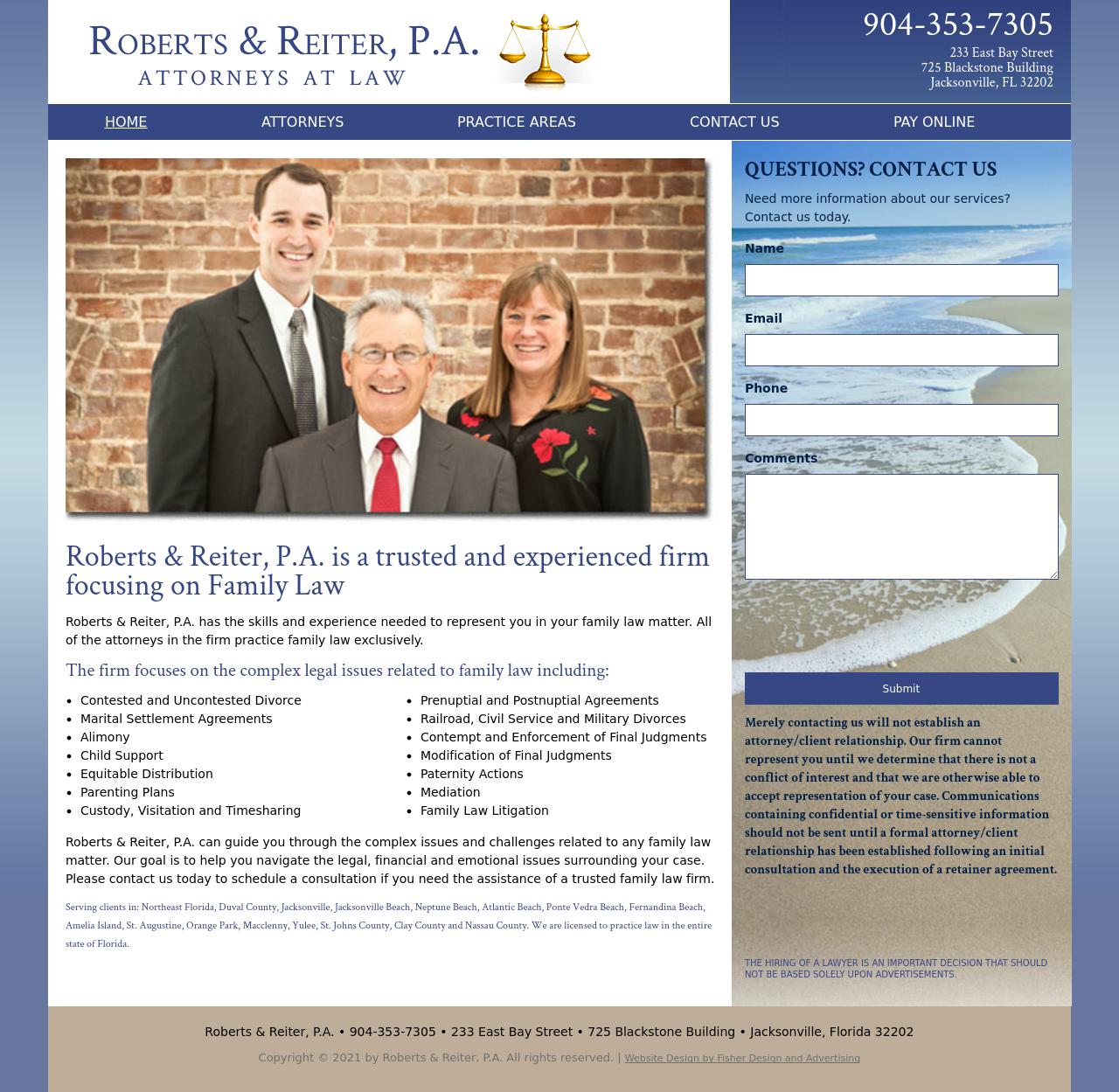 Roberts & Reiter PA - Jacksonville FL Lawyers