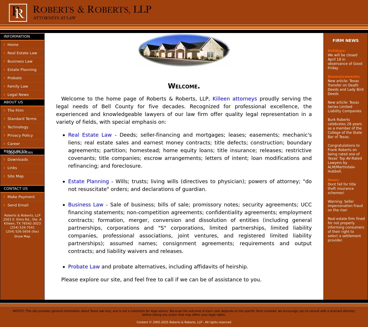 Roberts & Roberts, LLP - Killeen TX Lawyers