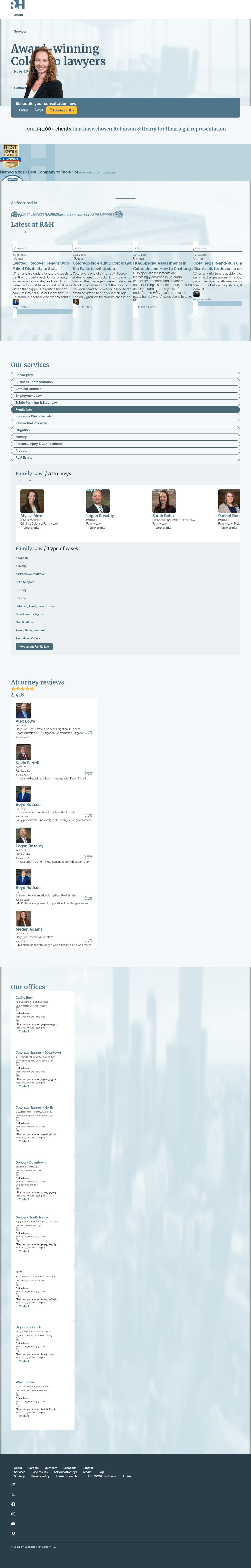 Robinson & Henry, P.C. - Colorado Springs CO Lawyers