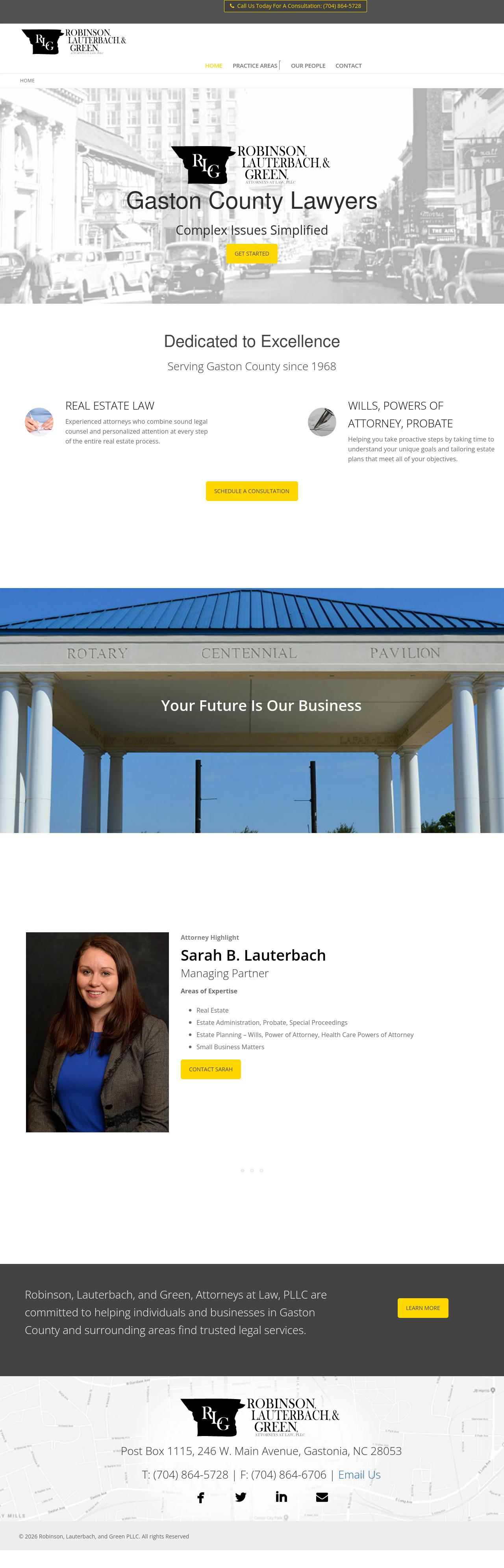 Robinson and Lauterbach, PLLC - Gastonia NC Lawyers