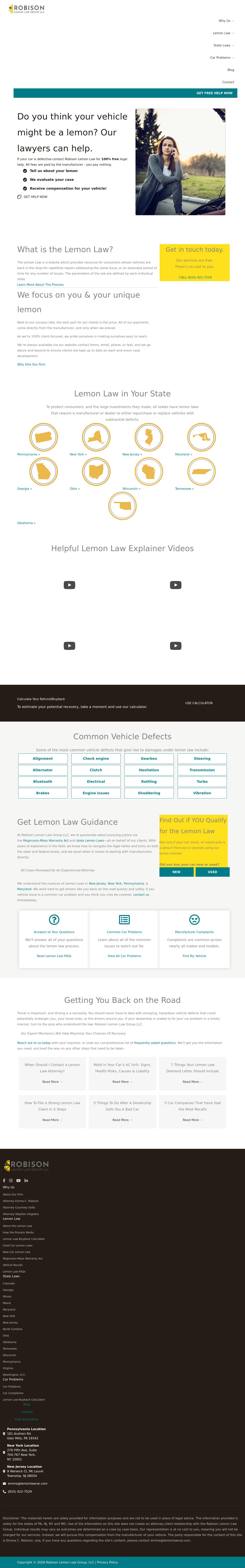 Robison Lemon Law Group LLC - New York NY Lawyers