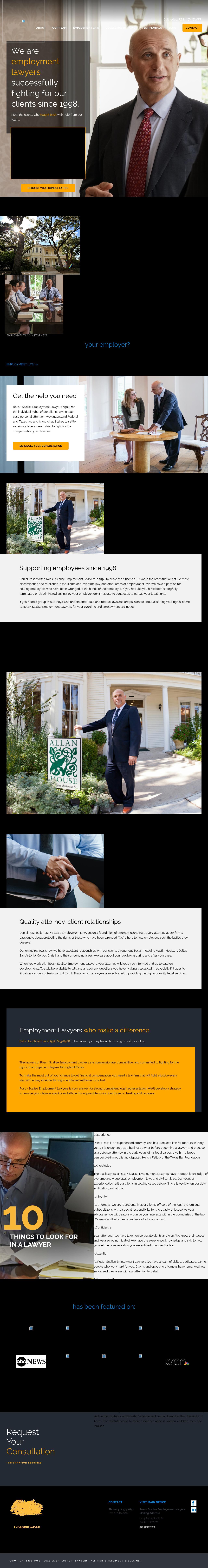 Ross • Scalise Employment Lawyers - Houston TX Lawyers