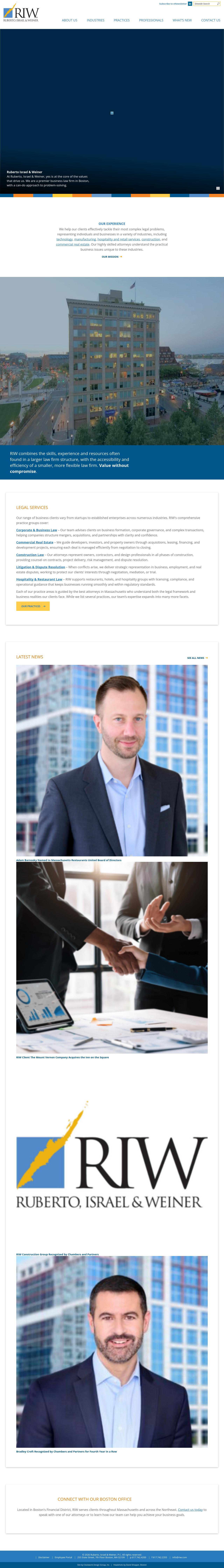 Ruberto, Israel & Weiner, P.C. - Boston MA Lawyers