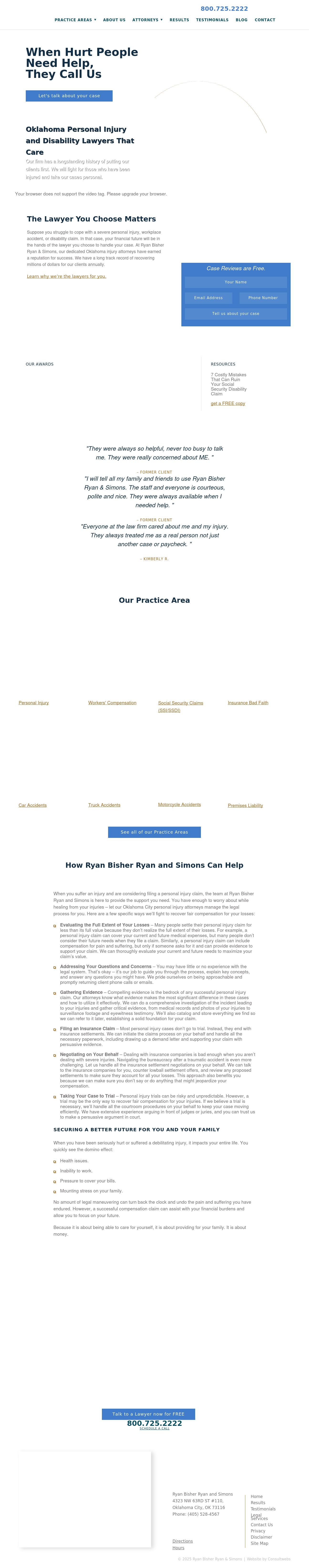 Ryan Bisher Ryan & Simons - Oklahoma City OK Lawyers