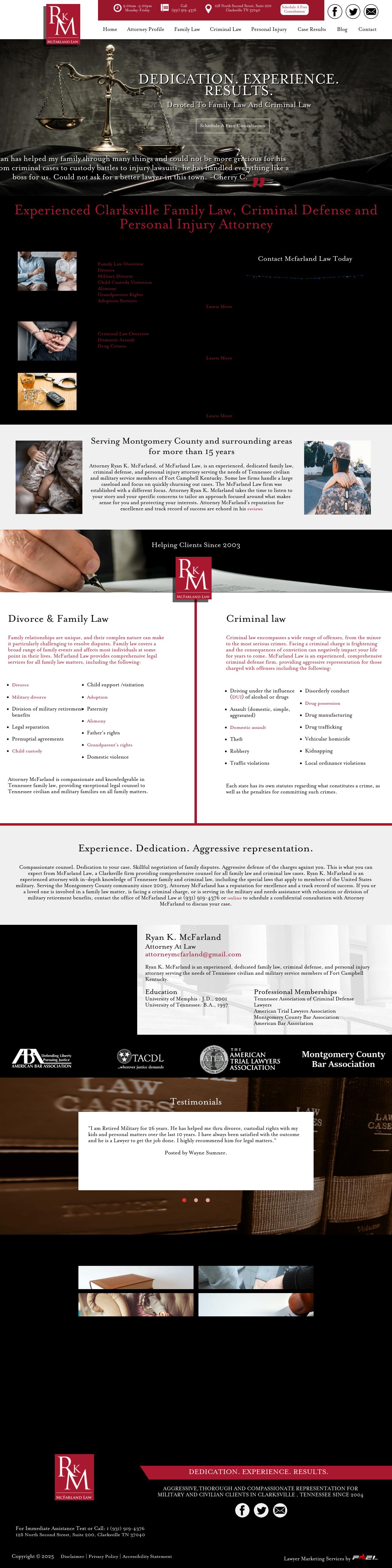 Ryan McFarland Law - Clarksville TN Lawyers