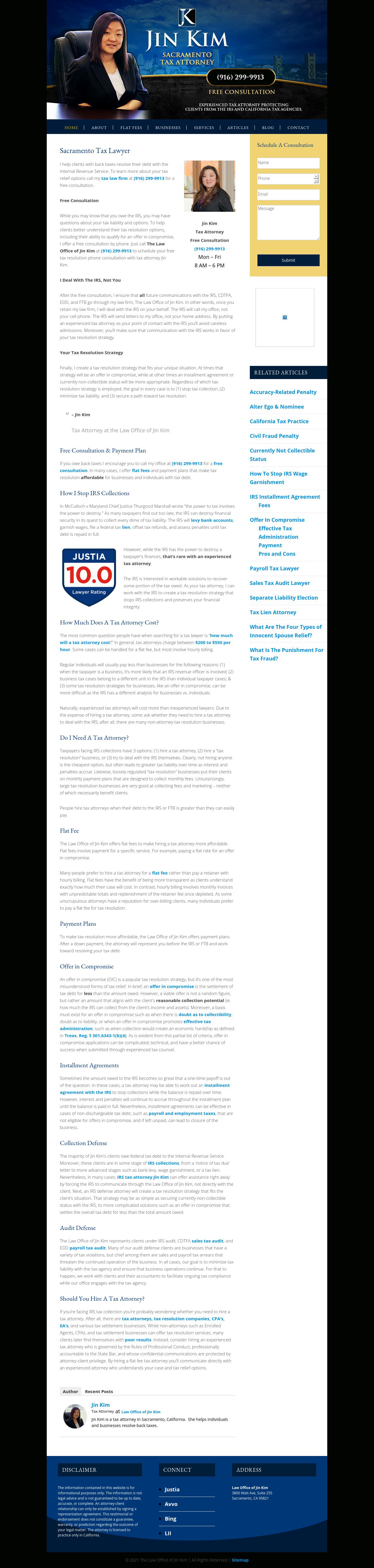 Law Office of Jin Kim - Sacramento CA Lawyers