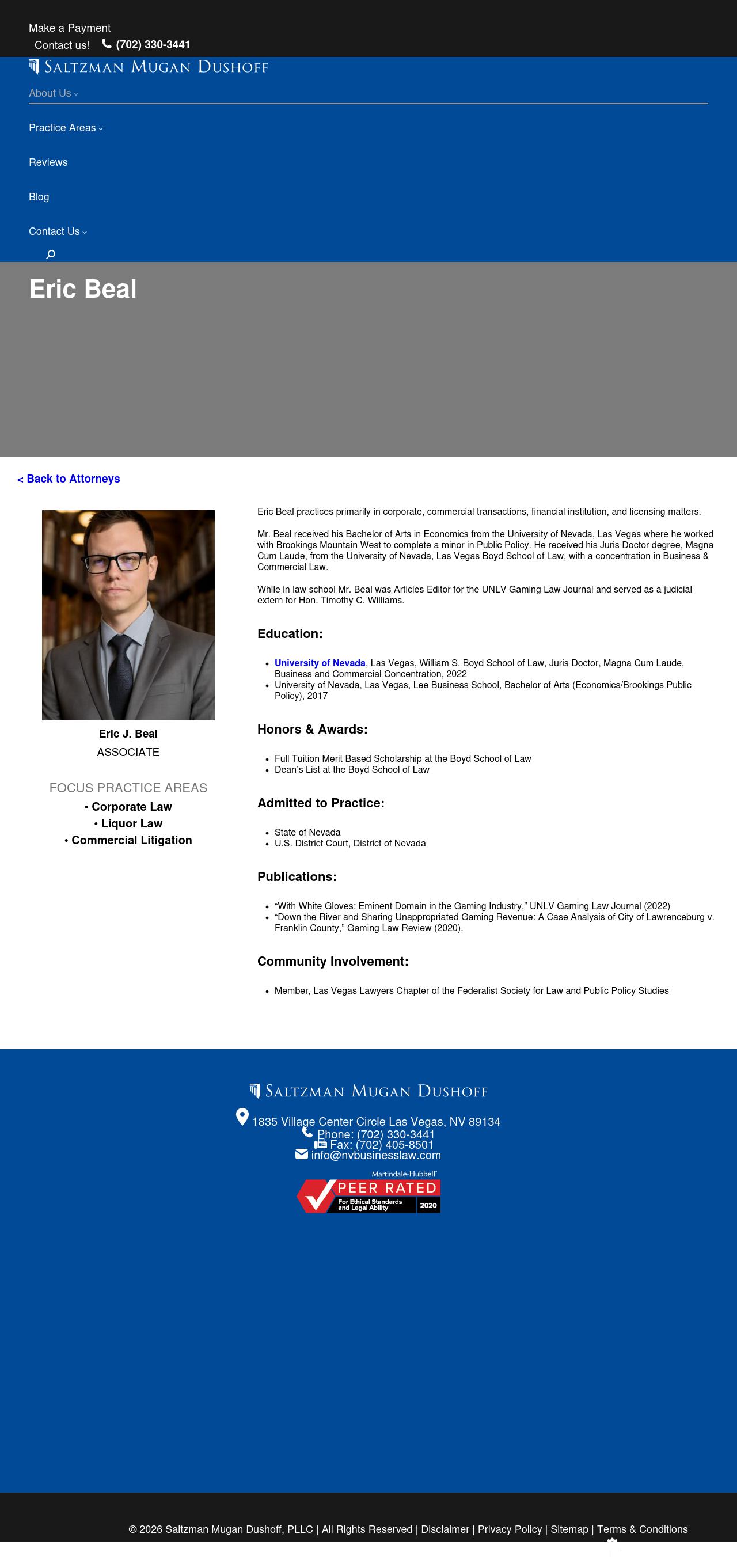 Saltzman Mugan Dushoff, LLC - Las Vegas NV Lawyers