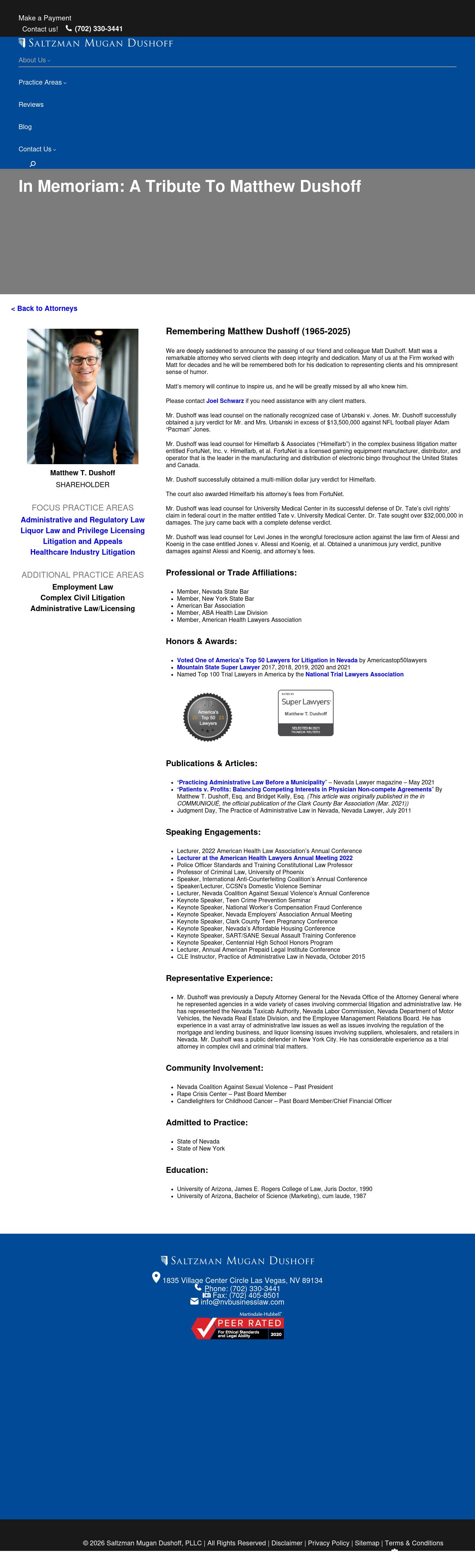 Saltzman Mugan Dushoff, LLC - Las Vegas NV Lawyers