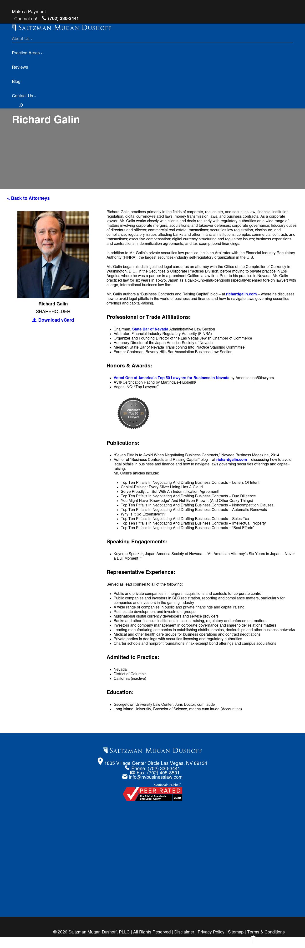 Saltzman Mugan Dushoff, LLC - Las Vegas NV Lawyers