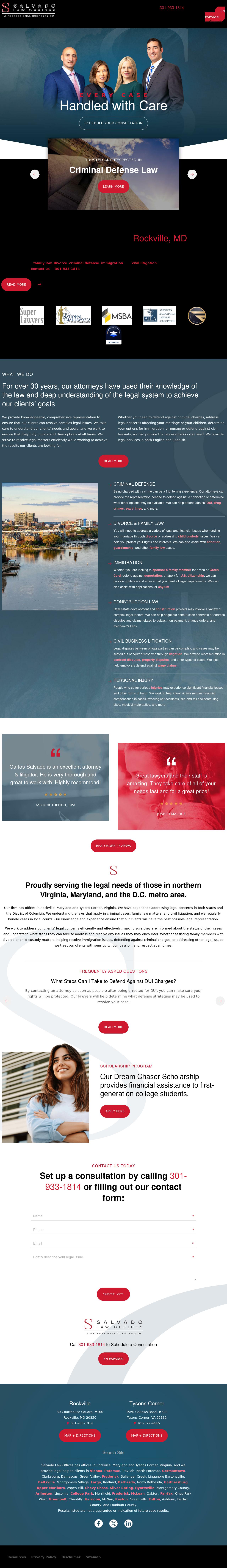 Salvado Law - Rockville MD Lawyers