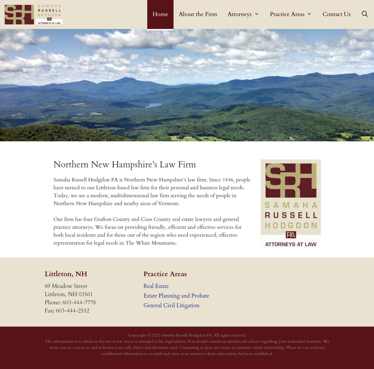 Samaha Russell Hodgdon PA - Littleton NH Lawyers